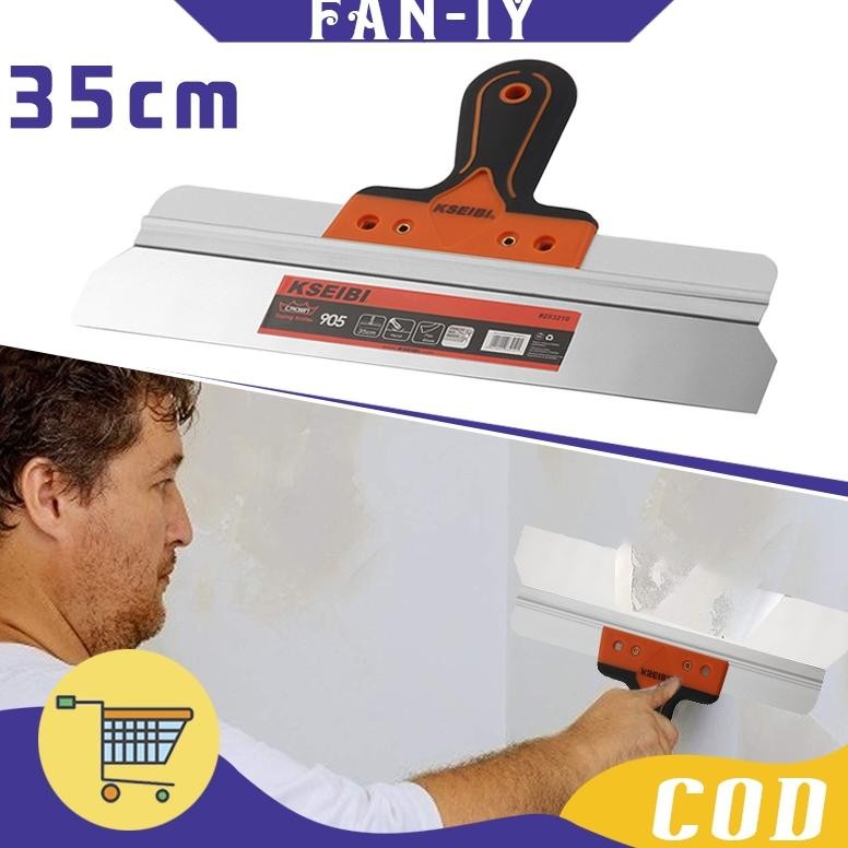 Kape Stainless Sekrap Stainless Serbaguna Kape Scraper Scraper Cat Drywall Scrapper