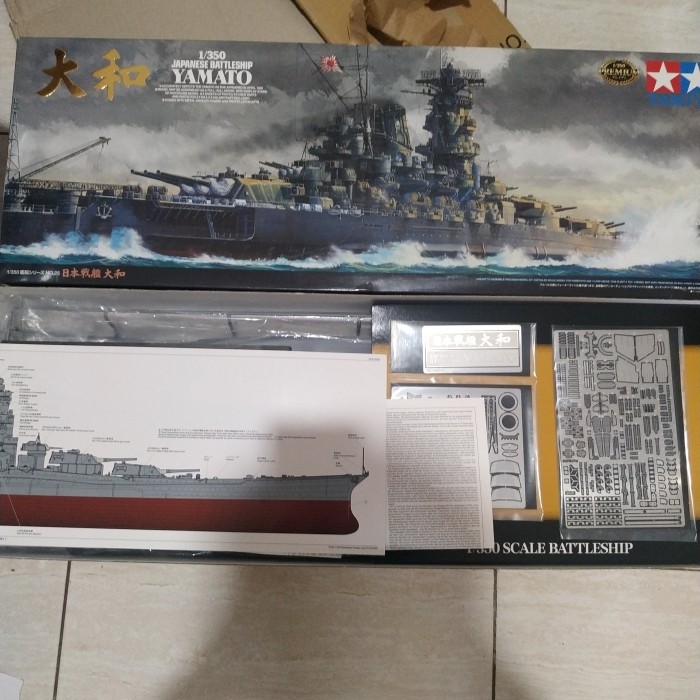 Jual Ijn Battleship Yamato Premium 1/350 Model Kit Tamiya