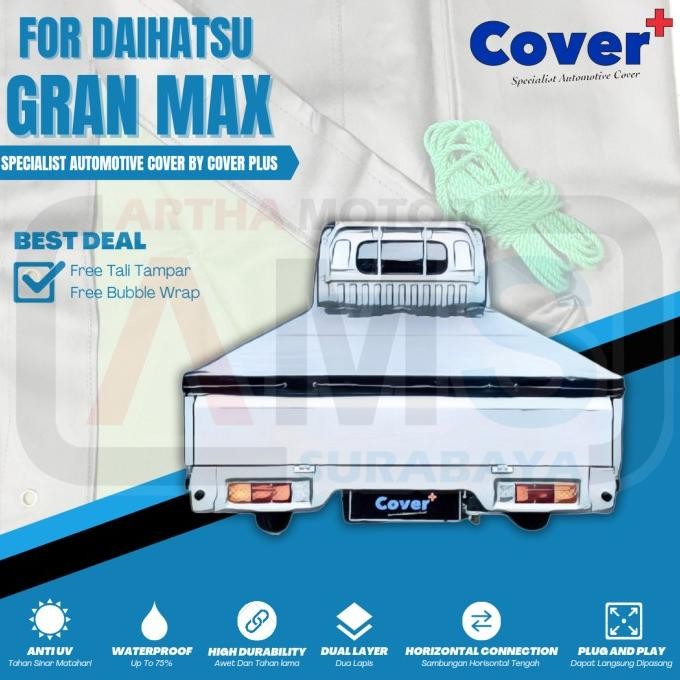 Cover Terpal Penutup Bak Mobil Pickup Pick Up Granmax Grandmax Gran Max Grand Max Cover Terpal Tutup