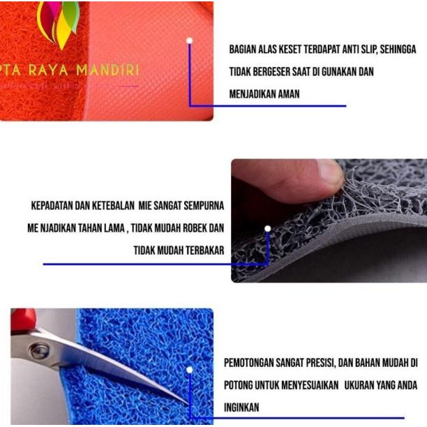 

Keset Karpet Karet Anti Slip Pvc E / Bihun Meteran