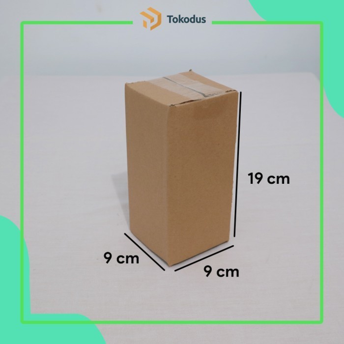 

Kardus Packing Box 9 x 9 x 19 cm Polos Penyimpanan ~ Tokodus