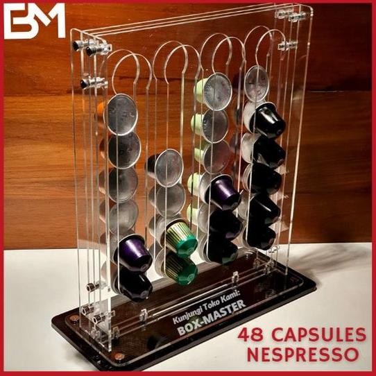 Selen Mesin Kopi Kapsul Acrylic Organizer Mesin Kopi Espresso Mesin Espresso Machine Nescafe Dolce G