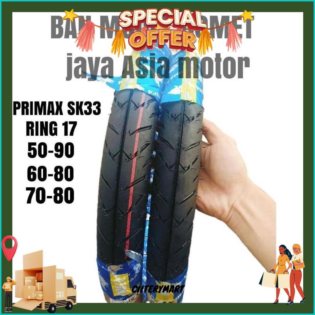 Ban Primaxx Sk33 50 90 60 80 70 80 17 Murah