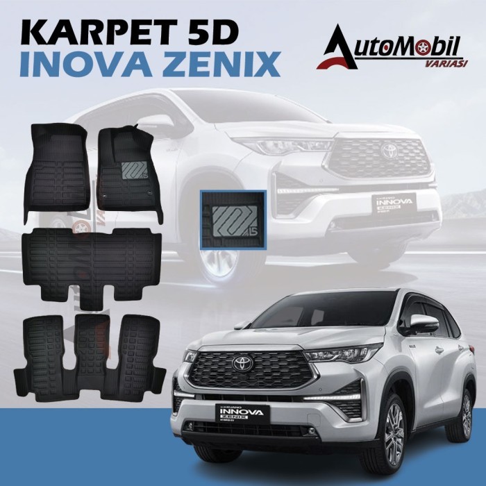 Karpet Mobil 5D/Premium Car Carpet Carbon 5D TY INNOVA ZENIX