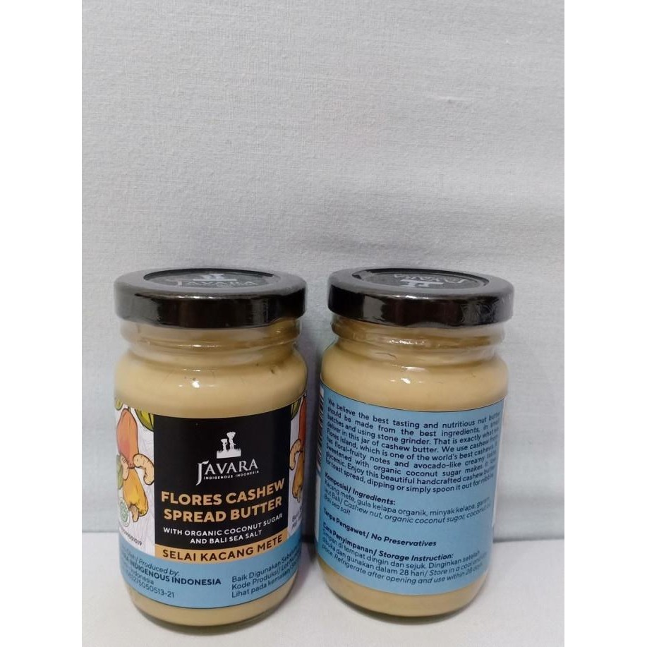 

Javara - Flores Cashew Spread Butter (Selai Kacang Mete) - 130 gr