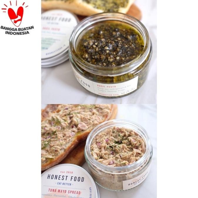 

Combo 3: TUNA MAYO SPREAD & BASIL PESTO