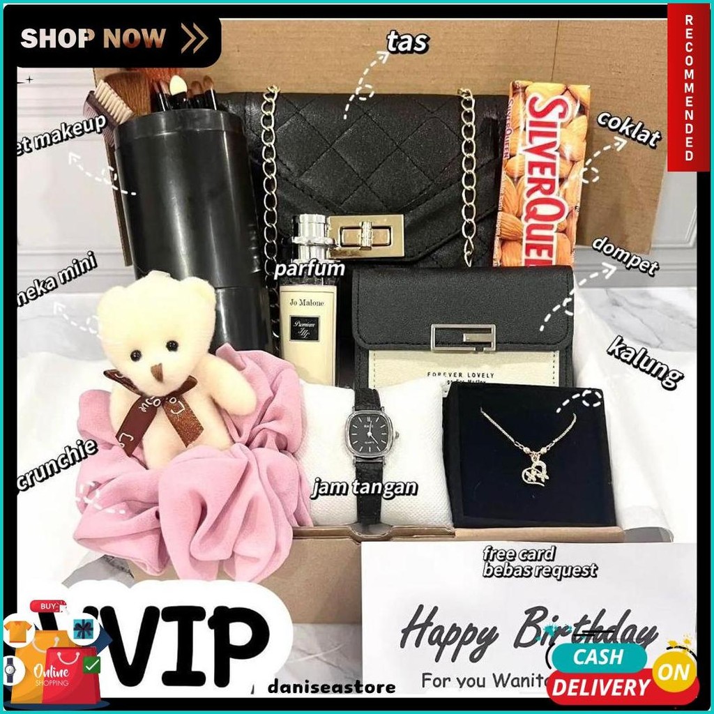 

Hampers Tas Kado Gift Ultah Cewek Box Hadiah Wanita Perempuan Ulang Tahun Birthday Anniversary Pernikahan Wedding Valentine Lebaran Natal Tahun Baru Christmas New Year Ibu Guru Wisuda Gradition (Murmer)