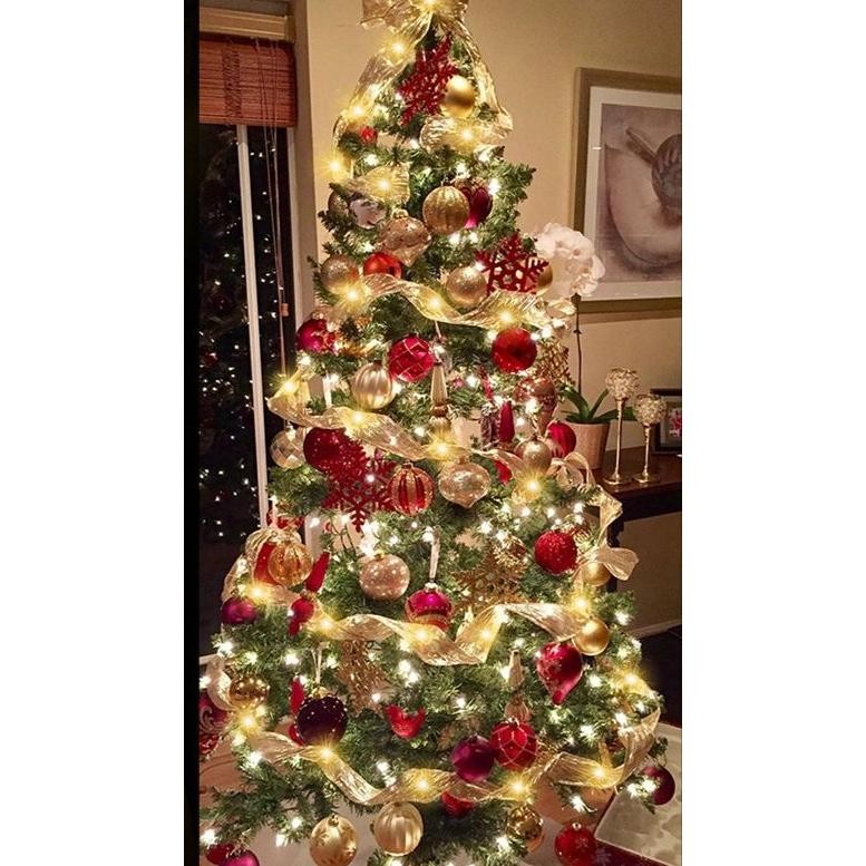 POHON NATAL / POHON XMAS / POHON MERRY CHRISTMAS / POHON WHITE NEEDLE PINE SALJU / POHON NATAL SALJU