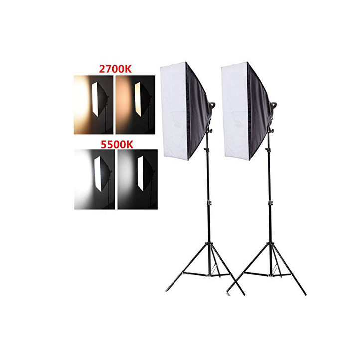 LED Softbox Reflektor Studio Lighting Kit Youtube Vlog