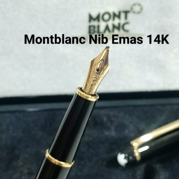 

Farizal - Pena Mont Blanc Meistertuck Mata Nib Emas 14K Original No Pelikan Platinum Sheaffer