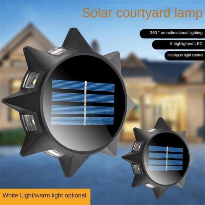 cusss order] Lampu Dinding Taman Tenaga Surya Led Lampu Hias Dinding Taman Solar