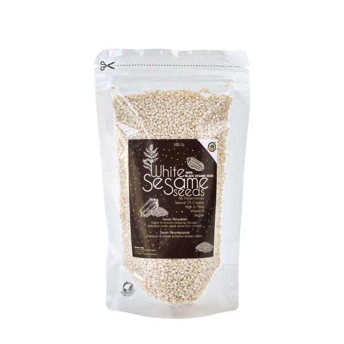 

White Sesame Seeds (biji wijen putih) 500gr GLM