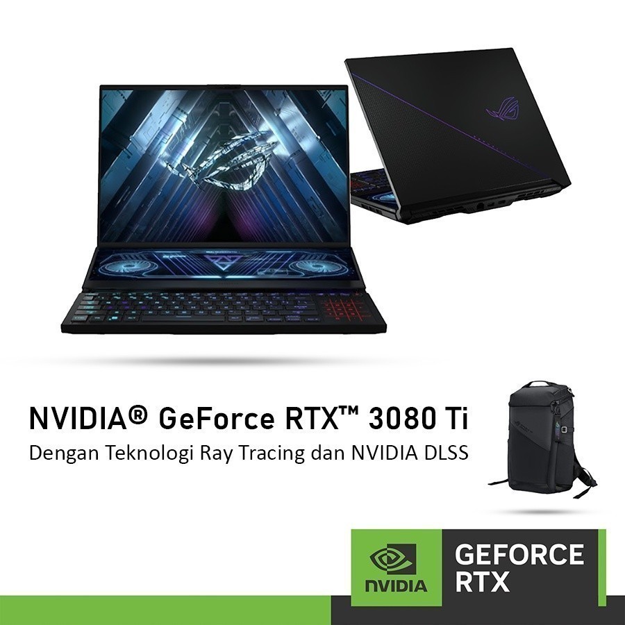ASUS ROG ZEPHYRUS DUO 16 GX650RX GeForce RTX™ RTX 3080 Ti 16GB RYZEN 9 6900HX 32GB 2TBSSD 16.0 MINI 