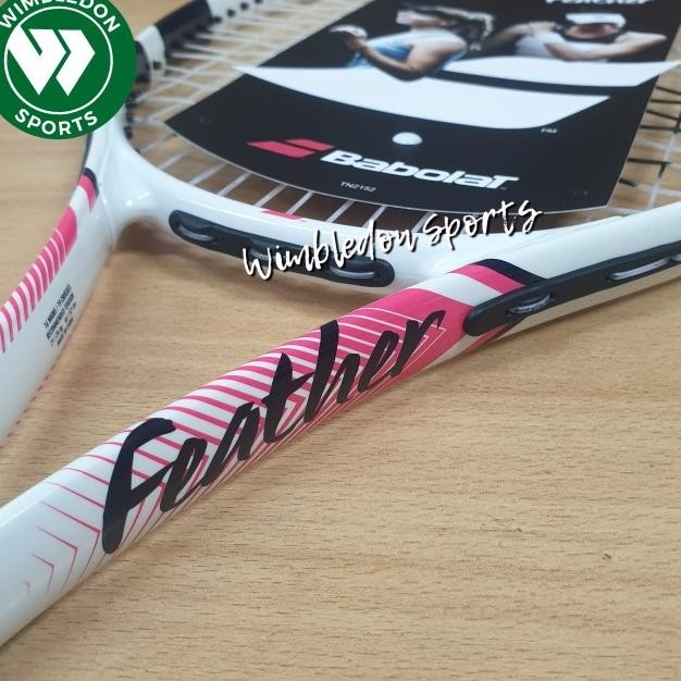 Raket Tenis Babolat Feather White Pink / Raket Tenis Pemula Babolat