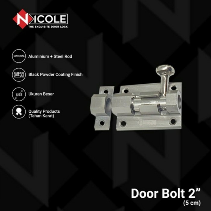 *:*:*:*:*] NICOLE GRENDEL PINTU 2" / DOOR BOLT 2"