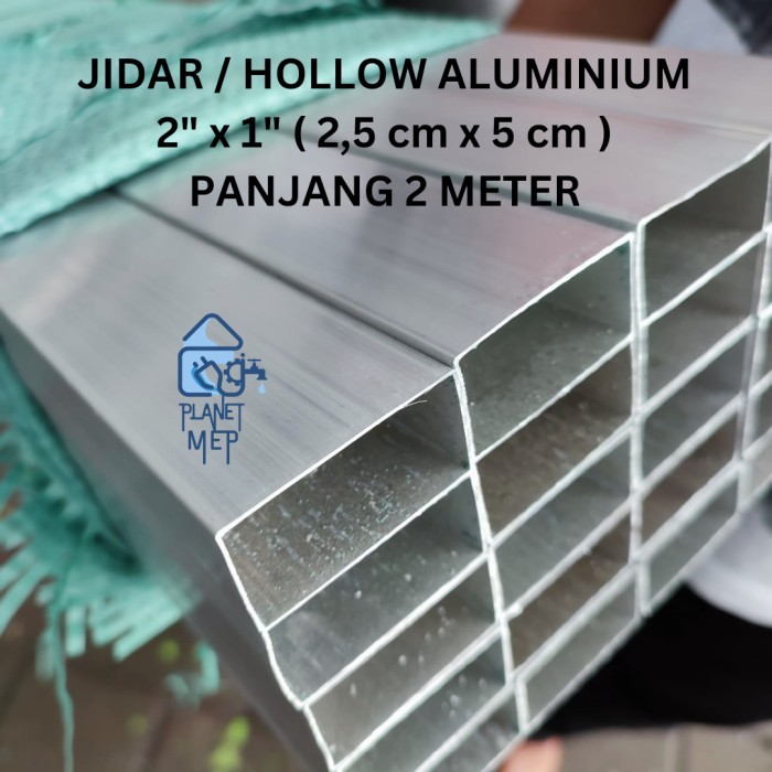 Open DS] HOLLOW ALUMINIUM 2 X 1 INCH / JIDAR / JIDARAN PANJANG 2 METER