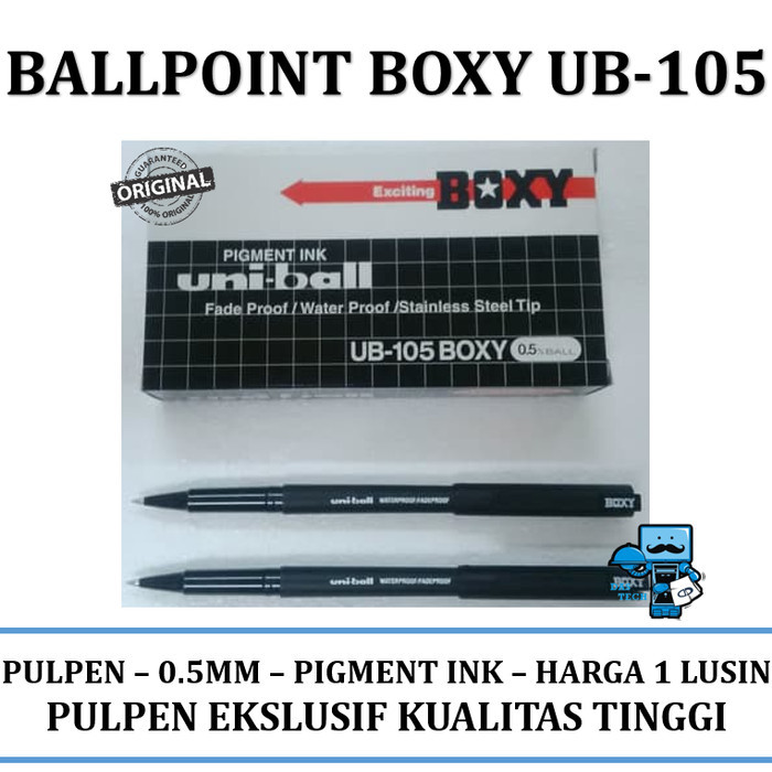 

Ready Ballpoint Boxy UB-105 (12pcs/lusin)