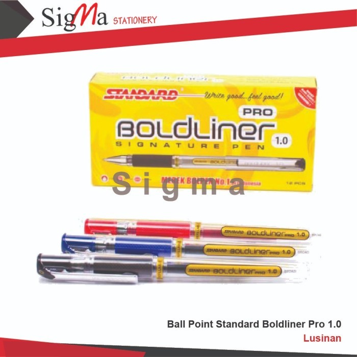 

Ready PULPEN STANDARD BOLDLINER PRO 1.0 MM