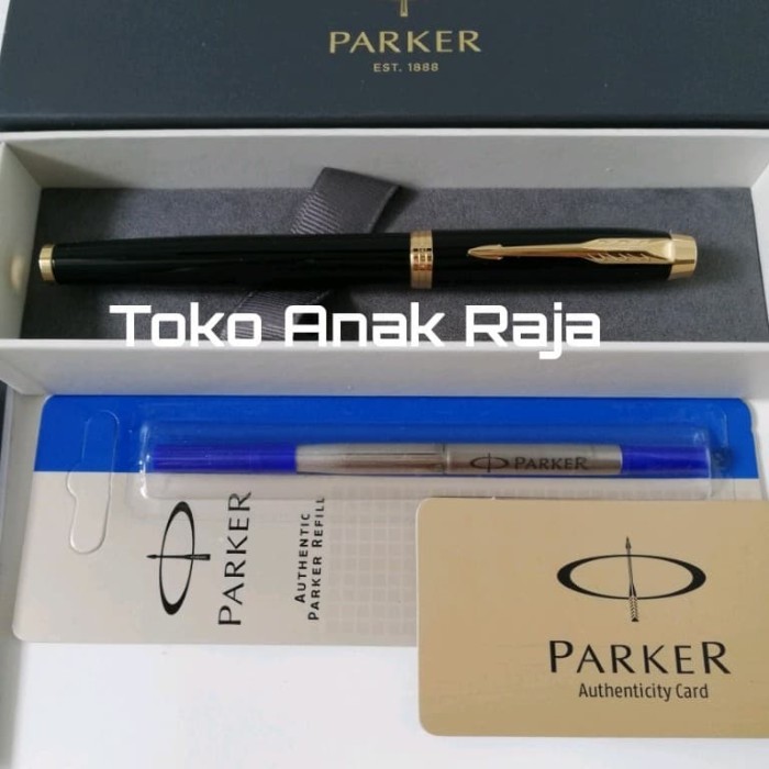 

Ready Paket 1 Klik: Parker New IM Lux Black GT Rollerball+ Ref Rb
