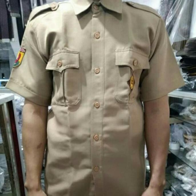 SERAGAM PRAMUKA RAPILO BIG SIZE BAJU PRAMUKA GURU KEMEJA PRAMUKA