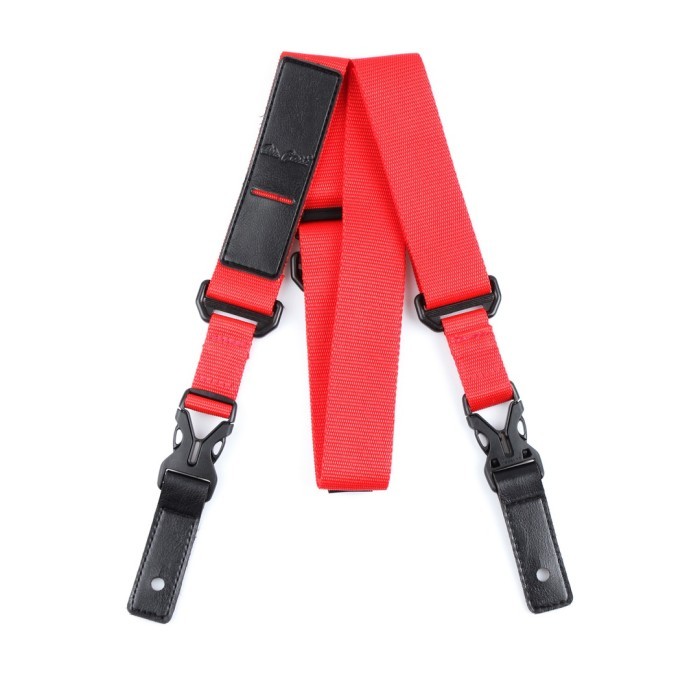 DR.CASE - STRAP NYLON SLIDE - MERAH GITAR ELEKTRIK /GITAR AKUSTIK