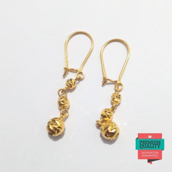 Murah Anting Jawa Panjang emas asli Elegan