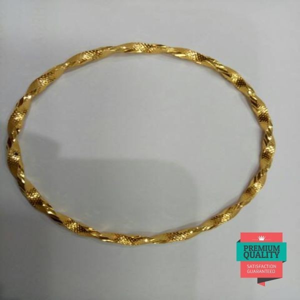 Grosir Gelang emas asli kadar 700 model keroncong spiral ukuran besar Keren