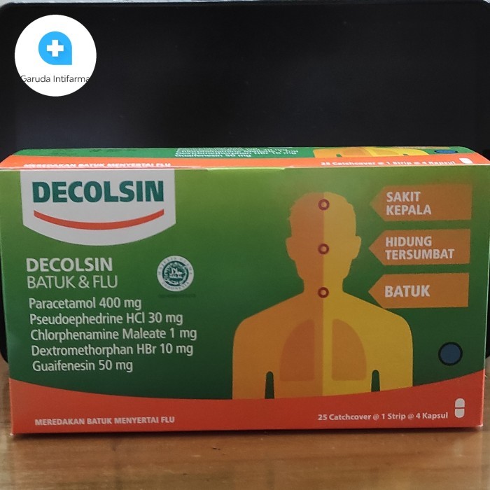 MURAH Decolsin BOX (isi 100 kapsul)