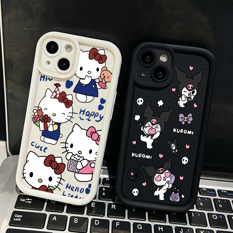 Casing Hp Untuk VIVO Y100 5G Z1 Pro Z5x Case Casing pola kucing biru Softcase Silikon Cesing HP Kasi