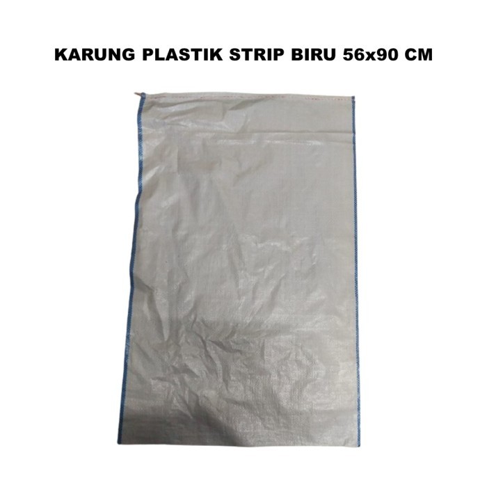 

><><><] Karung Plastik Kantong Beras 50kg 50 kg Ukuran 56 x 90 cm Putih Baru