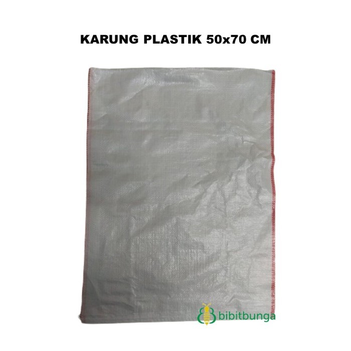 

#@#@#@#@] Karung Plastik Kantong Beras 25kg 25 kg Ukuran 50 x 70 cm Putih Baru