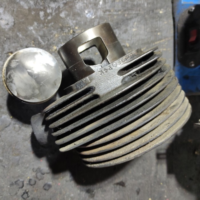 ] Blok boring vespa excel P4K OS 3M original Copotan mulus padat