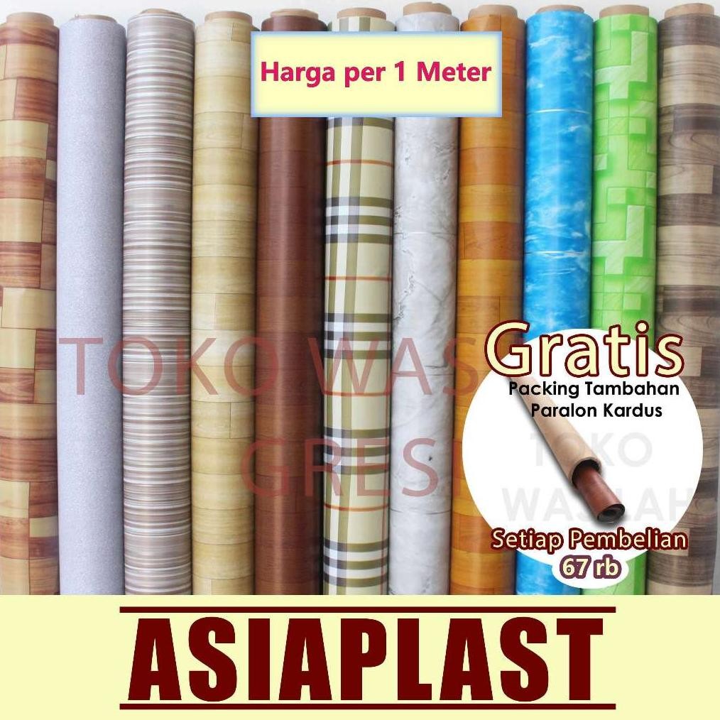Karpet Plastik/Perlak Lantai /Meja/ Karpet Lantai  Plastik Lebar 1.2Meter Diskon
