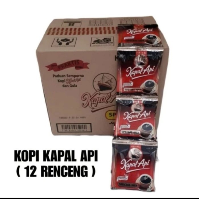 

kopi kapal api mix spesial 1 dus 12 renceng