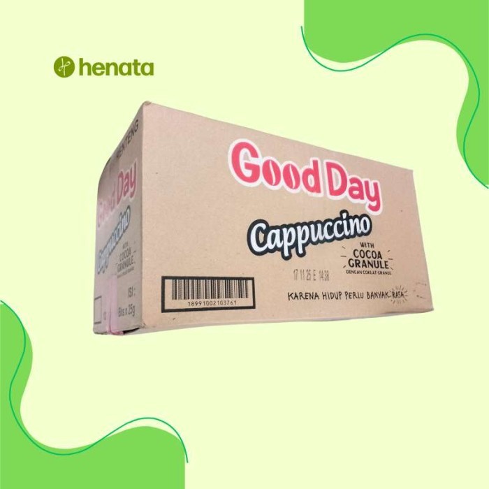 

Goodday Cappucino 25gr Per karton