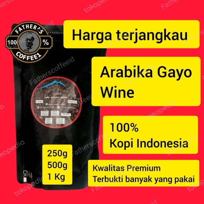 

Biji Kopi Bubuk Arabika Gayo Wine 1Kg1kilo Roasted Manual V60 Premium