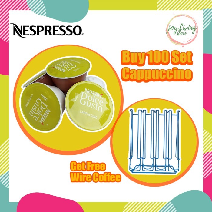 

Capsule NDG Nescafe Dolce Gusto ECER PROMO BUY 100 CAPSULE FREE GIFT