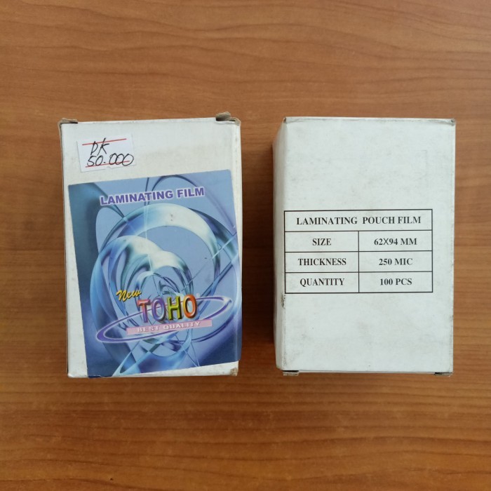 

PLASTIK LAMINATING FILM TOHO KTP / E-KTP TEBAL 250 MICRON TERMURAH