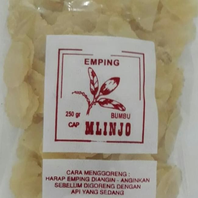 

Emping Semarang Siap Goreng Cap Bumbu Mlinjo