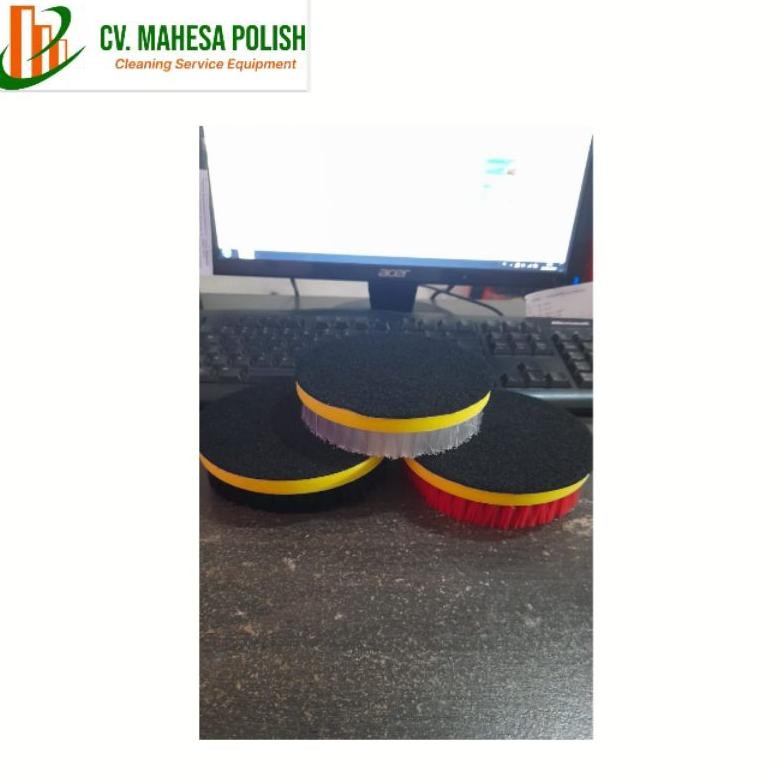 Sikat handpolisher 5 inch Sikat Mesin Polisher tangan Brush polisher sikat sofa springbed