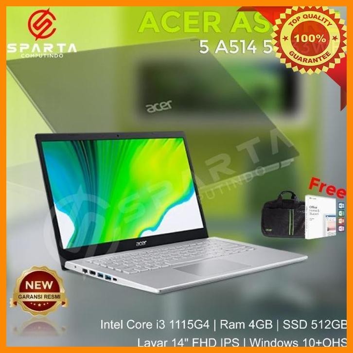 (CVS) LAPTOP ACER ASPIRE 5 A514 54 33WF CORE I3 GEN 11 RAM 4 GB NEW