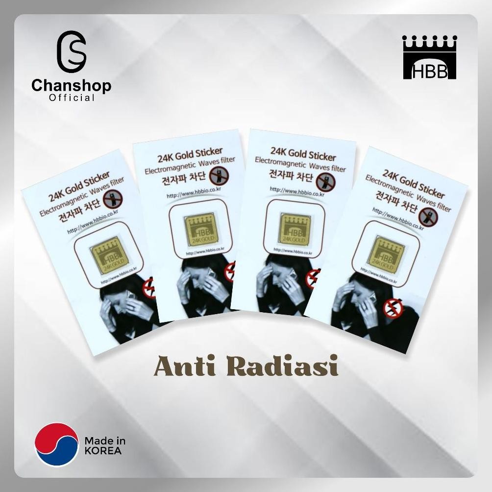 Sticker Habibi Anti Radiasi Rasio HP 24K Gold | Sticker anti radiasi radiprotect | Penangkal HP | LA