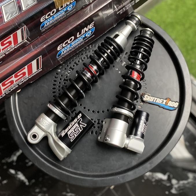 Shock Tabung YSS Black New Front & Rear Vespa Sprint Iget Primavera