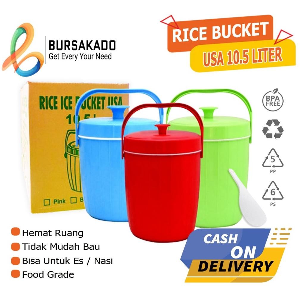 Rice Bucket 10,5 Liter / Termos Nasi / Termos Es Batu  / Termos Nasi Besar / Termos Es Batu Besar