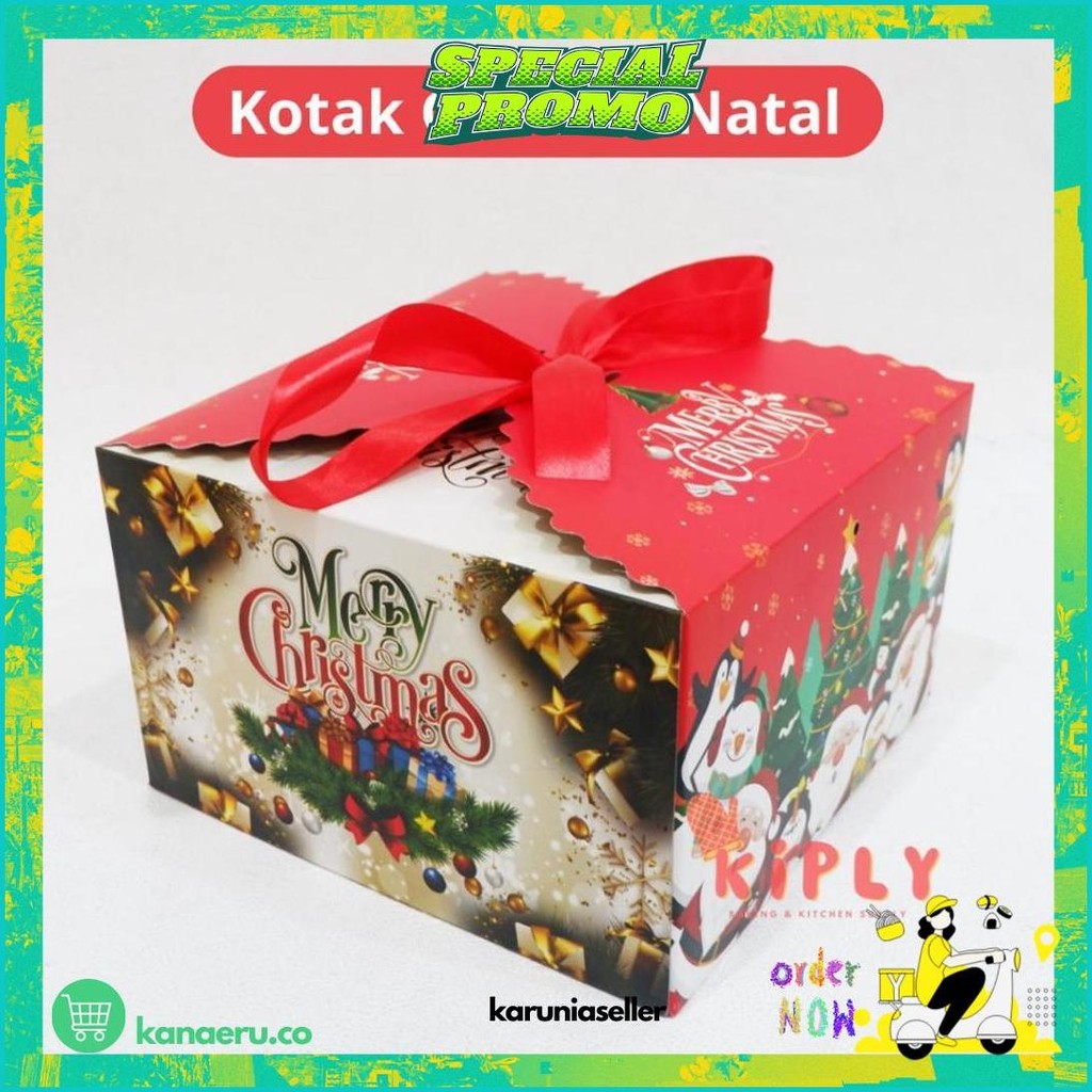 

Kotak Gift Box Natal/Hampers Natal/ Kotak Kado Natal/ Gift Box Souvenir Christmas/ Box Souvenir Kilat