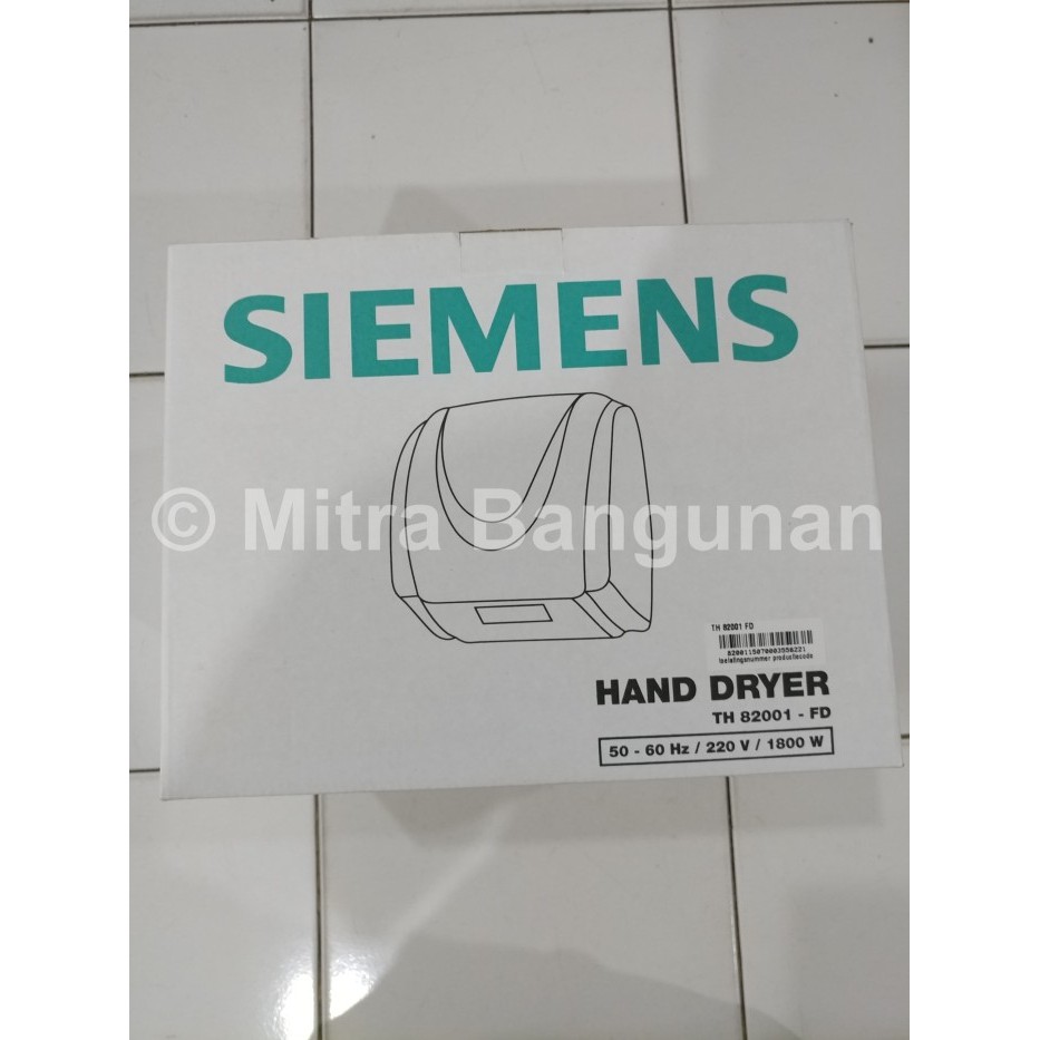 READY Hand Dryer Siemens TH 82001-FD
