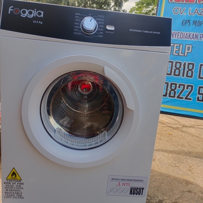READY Dryer Listrik-Mesin Pengering Laundry-Mesin Pengering Pakaian foggia