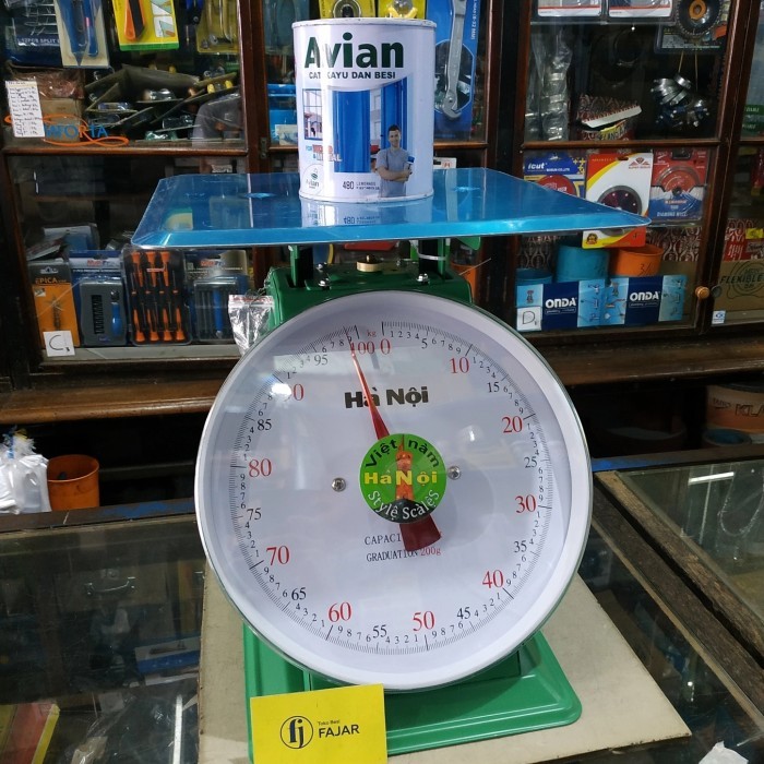 ><><><] Timbangan duduk Vietnam 100 kg / Timbangan jarum pegas model rata