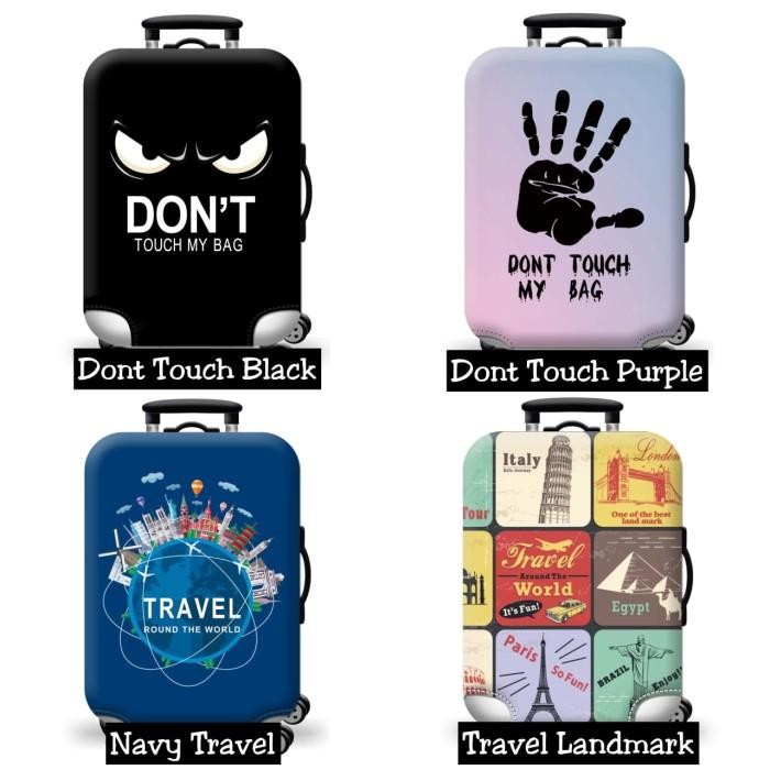 

Sarung Cover Pelindung Koper Elastis Luggage Cover Ukuran L 26" - 28