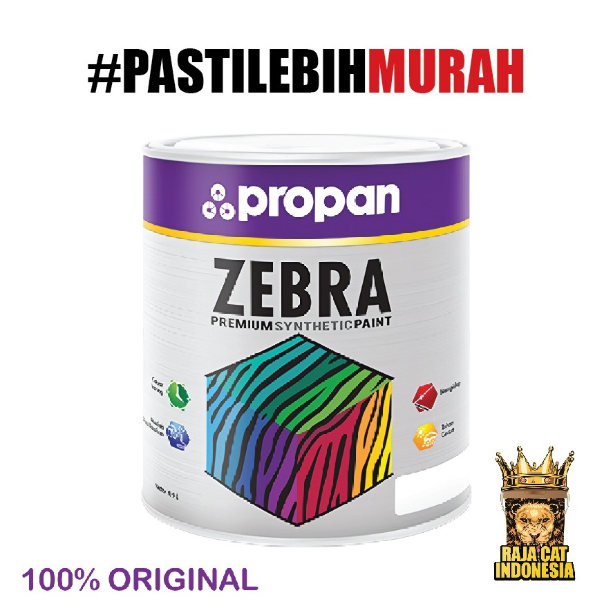 CAT KAYU BESI PROPAN ZEBRA SYNTHETIC DOFF 5L
